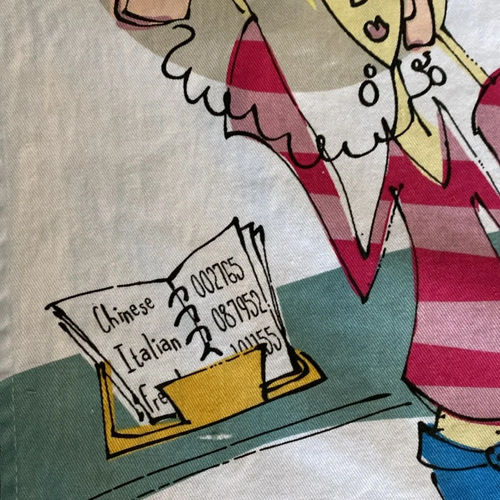 Born To Shop Novelty Tea Towel I’m Making Dinner as Fast as I Can Dial